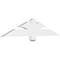 Ekena Millwork Redmond Architectural Grade PVC Gable Bracket, 48"W x 10"H x 2"D x 4"F, 5/12 Pitch GBP048X10X0204RED00 - alternate 1